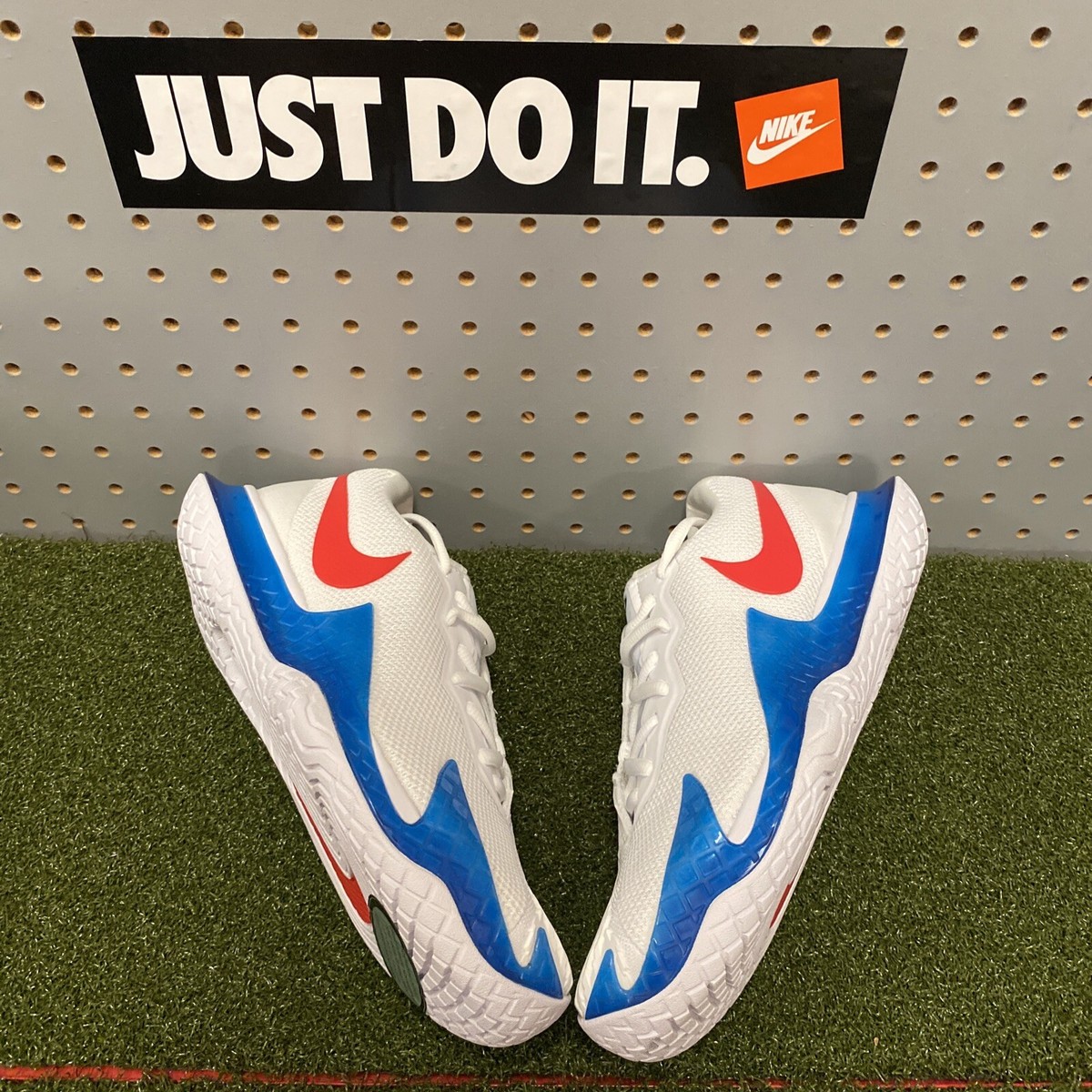 シューズ(男性用) Nike Air Zoom Vapor Cage 4 HC 9.5 Nike Court Air Zoom Vapor Cage 4 Rafa Nadal Baltic Blue Mens