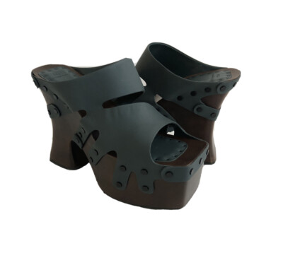 UGG X ECKHAUS LATTA EL SQUID DARKEST SPRUCE PLATFORM SHOE US SHOE /EU 40  /UK