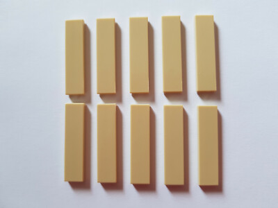 LEGO  10 x 2431 Fliese 1 x 4 beige 4550324 (GB) Star Wars Tan