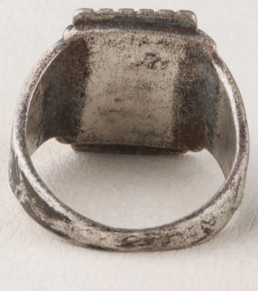 Anillo Lobo Animal Cabeza de Rey Brutal Joyería Hombre Sello Banda de Ataque Regalo Antiguo Foto 3 de 4