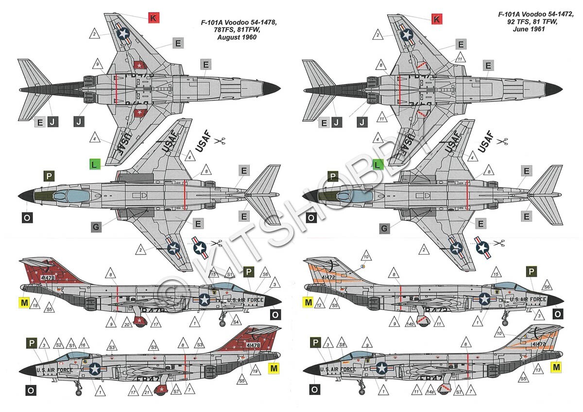 F-101 OVAL SECRET オーバル PSA9 SEC Valom Models 1/144 McDonnell F-101A Voodoo Model Kit | eBay