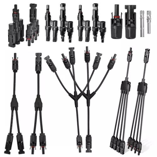 Y T Solarstecker Solar Verteiler PV Solarkabel Buchse Kupplung passend für MC4