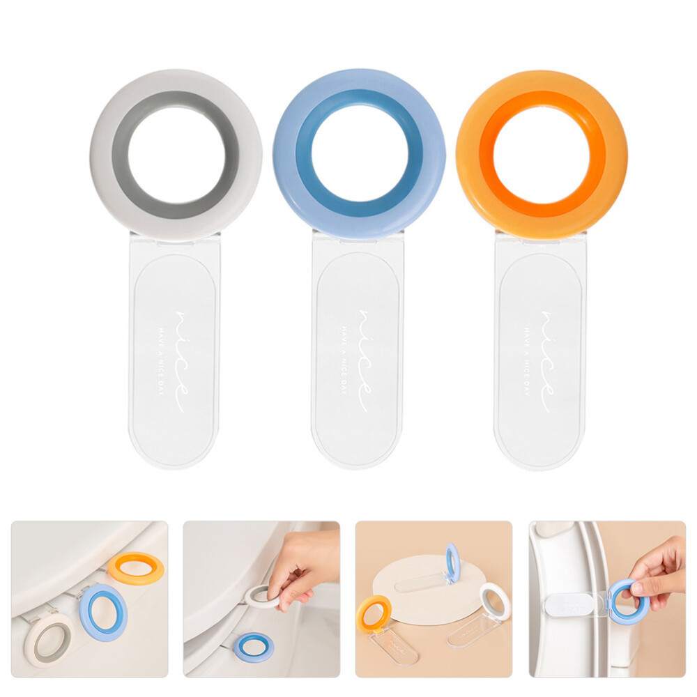 3 PCS Lid Lifter Toilet Bowl Handles Practical Lifters Clean eBay