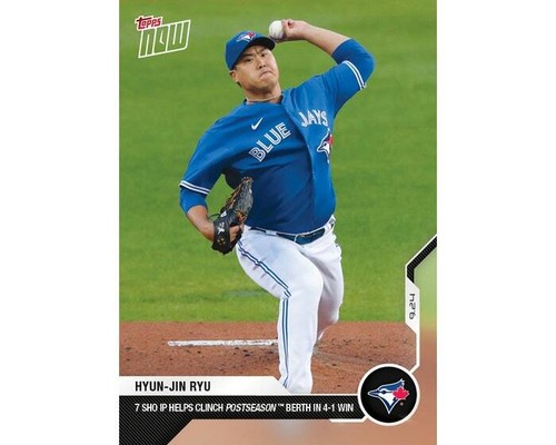 2020 Topps Now 306 HYUN-JIN RYU