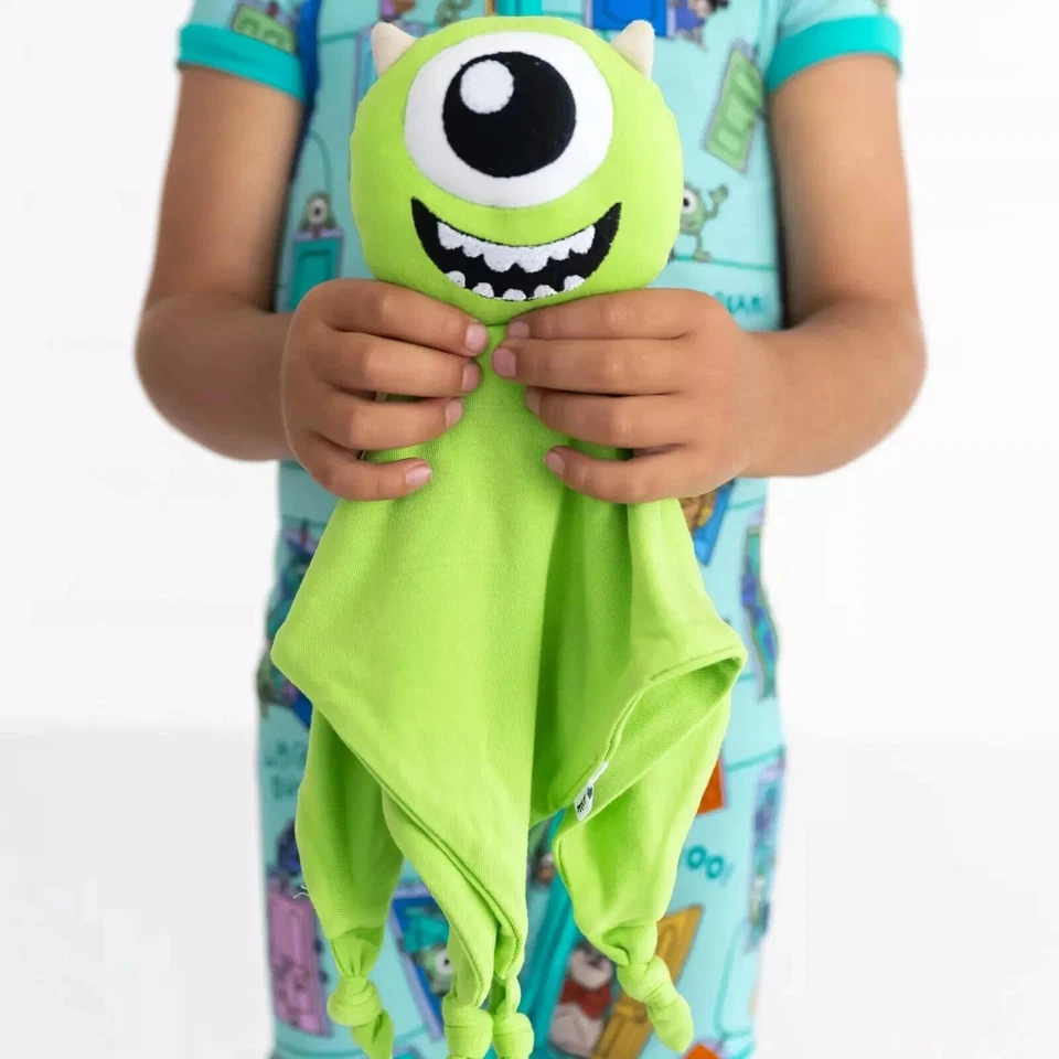 Little Sleepies Disney Mike Wazowski & Sulley Lovey Monsters Inc. 11 x 11 NUEVO Foto 3 de 4