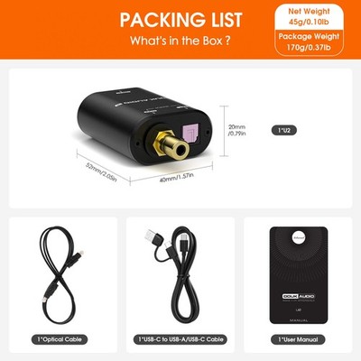 Mini XMOS XU316 USB Converter Digital Interface TOSLINK COAX