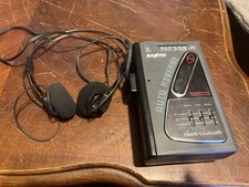 Vintage Sanyo Walkman W/ Headphones MGR84 Works Great