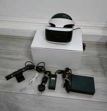 Sony PlayStation 4 V2 Virtual Reality VR Headset Camera Bundle Boxed - PS4 PSVR