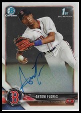 2018 Bowman Chrome #BCPA-AF Antoni Flores Prospects Autographs