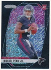 MICHAEL PENIX JR 2024 PANINI PRIZM #378 RC BLACK SHIMMER PRIZMS FALCONS SP 1/1