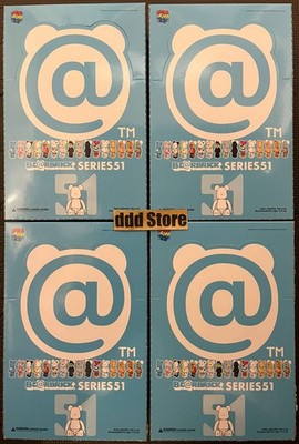 Medicom Toy series 51 bearbrick Be@rbrick master carton case 4 BOX