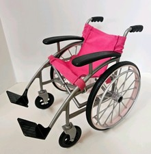 BATTAT Our Generation Pink Folding Wheelchair For 18" Dolls
