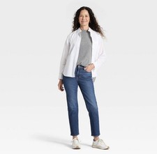 Women's Mid-Rise 80's Slim Straight Ankle Jeans - Universal Thread Size 6