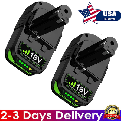 #ad #ad 2X 18Volt P102 Replace for Ryobi 18V Batteries and Charger Combo for 18 Volt $45.95