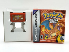 Pok mon FireRed Version Nintendo GBA Game Box with Error Misprint - READ