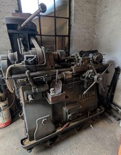 Pittler Revolver Drehbank Bj. 1927 stufenloses Riemengetriebe Sammlerstück!