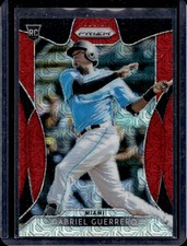 2019 Panini Prizm Gabriel Guerrero RC Red Mojo Rookie #/299 Marlins