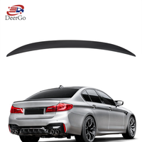FüR BMW 5Er F10 F18 10-16 Sport Heckspoiler Lippe Schwarz Glanz Passend No ABE