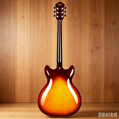 Grote Semi-Hollow Electric Guitar 335-01 | Maple Body, HH Pickups, 22 Frets