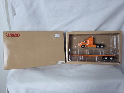#ad #ad PEM Kenworth Schneider Flatbed 1 64 M70702 Diecast Semi Truck B28 $49.99