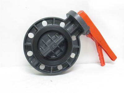 237278 New-No Box; ERA DN150-6 PVC Lever Butterfly Valve; 6''