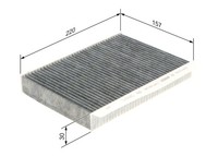 Innenraumfilter Pollenfilter FÜR Jeep, Fiat, Alfa Romeo - Bosch 1 987 435 548