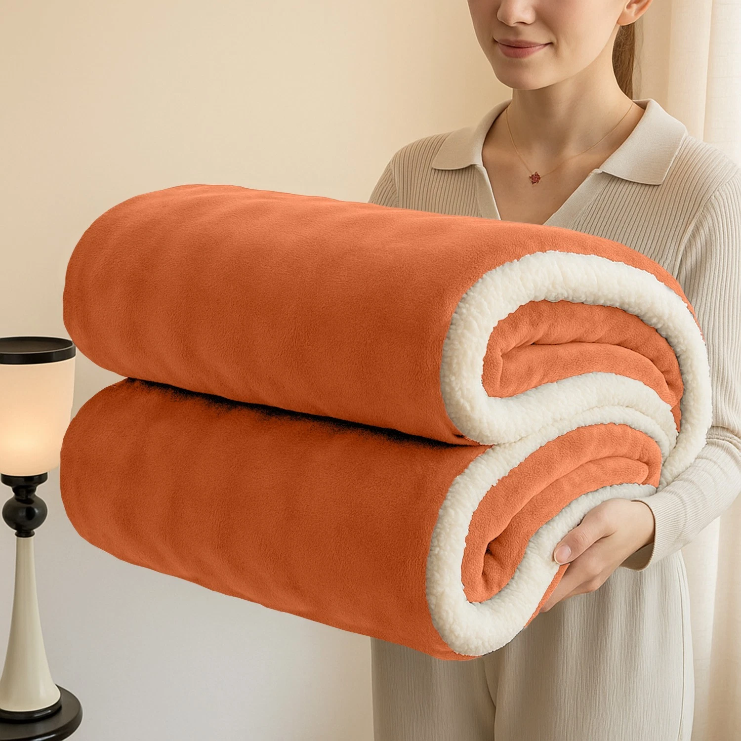 Luxury linen curtain view 2