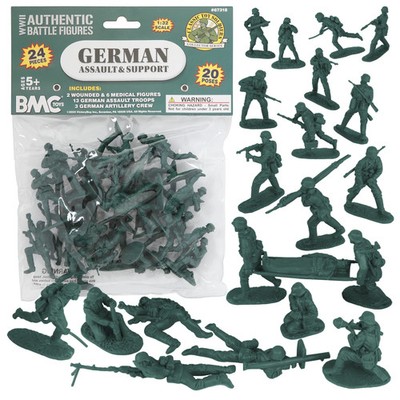 BMC CTS WW2 German Assault Medical Plastic Army Men Classic Toy
