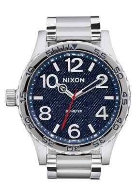 Nixon 51-30 Denim Limited Edition Stainless Steel Unisex Watch A1246-5245