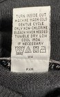 Vintage 90s Geoffrey Beene Textured Grid V-Neck Acrylic Sweater Black Sz XL — photo 5
