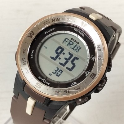 Casio Protrek Prg-330Ge Digital Solar Men Golden Eagle Tough Operation Product V