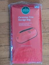 Winter Wonder Lane Christmas Tree Storage Bag, Holds unassembled 9ft Tree, NEW