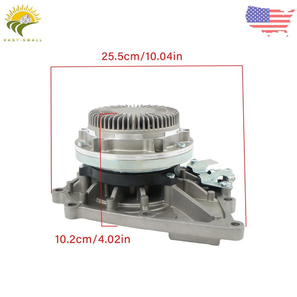 Bomba de água para Freightliner Cascadia 08-22 EA4712001101 EA4722001601 A4712001101 - Imagem 2 de 4