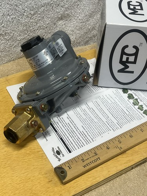 #ad MEC propane twin stage regulator MEGR 1632 HCF POL X 1 2” FIPS. Free shipping $85.00