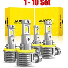 H11 H8 H9 H16 LED Headlight Super Bright 6500K White High/Low Beam Bulbs 2-20X