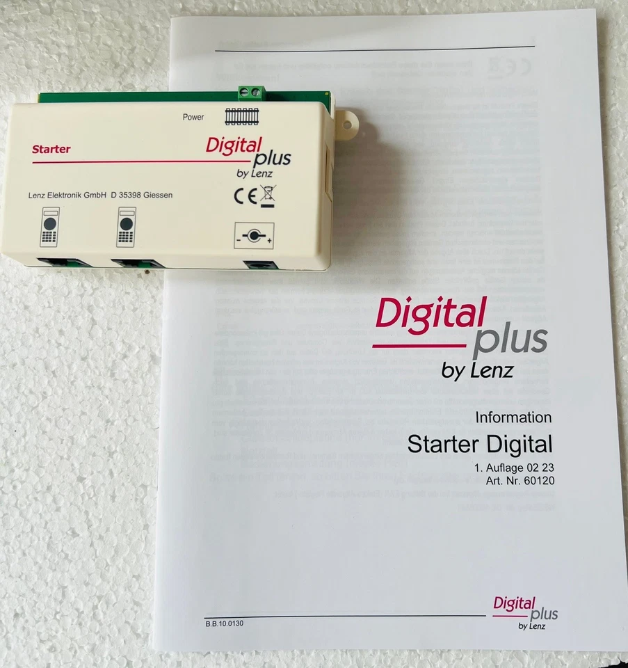 Spur 0: Lenz 60120 Starter Zentrale für digitale Steuerung (komplett), NEU!! - Bild 3 von 3