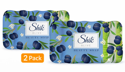 2 pack - Cosmetic Hand Olive Oil Soap 70 gr*5 pack by ''SHIK'' - Ukraine Origin  