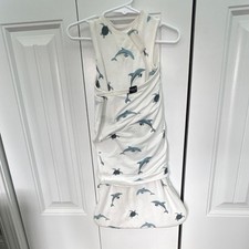 Kyte XS Ocean Sleeping Bag Dolphins Turtles Rayon Bamboo Polyesterz