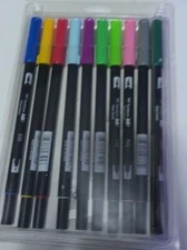 Tombow Dual Brush Pen Art Markers Primary 10-Pack