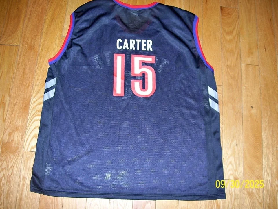 Camiseta deportiva vintage de los Toronto Raptors Vince Carter campeón de la NBA talla XL Foto 2 de 2