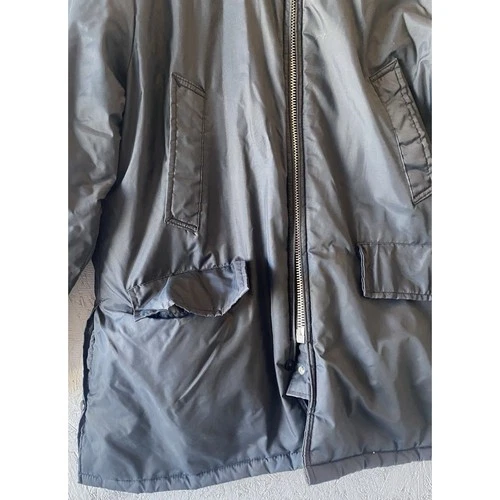 VTG Timber King Waist Flight Jacket Navy Mens Large Rare!! FREE SHIPPING image 6