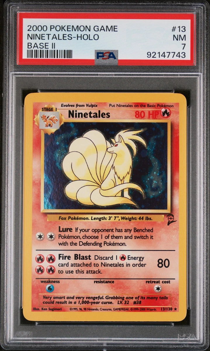 Pokémon TCG Base Set Grade 7 Individual Collectible Card Game