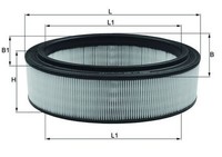 Mahle Luftfilter Lx 2844 Filtereinsatz FüR Renault Sandero Dacia Logan Kangoo 1