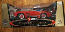 Burago 1957 Mercedes-Benz 300 SL Die Cast Model 1:18 Gold Collection
