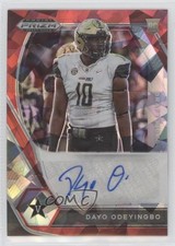 2021 Panini Prizm Draft Picks Red Ice Dayo Odeyingbo #DPA-DAY Auto 7sd