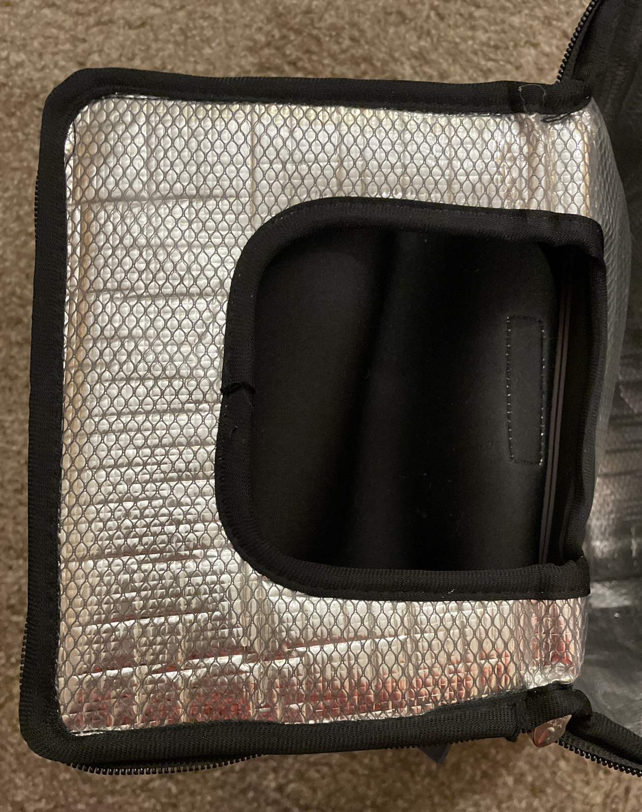 Kanga The Pouch 12can Cooler Olive Green & Brown Cold Day Trip Lunch