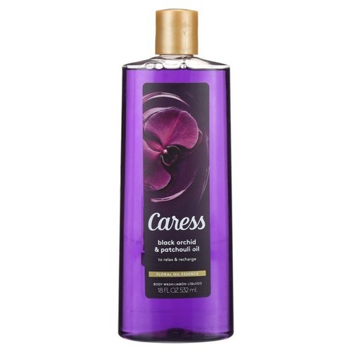 caress moisturizing body wash black orchid and patchouli oil 18 oz pack