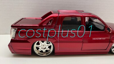 JADA BTK 2002 CADILLAC ESCALADE EXT 1:24 RED | eBay