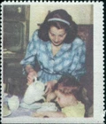 bh38 rara original figurina card quiz calendario 1952 n 286