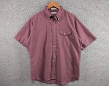 L.L. BEAN Vintage Check Grid Single Needle USA Casual Button Down Shirt 17 XL